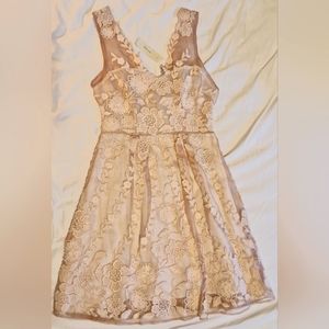 BHLDN light blush dress (size 0)
